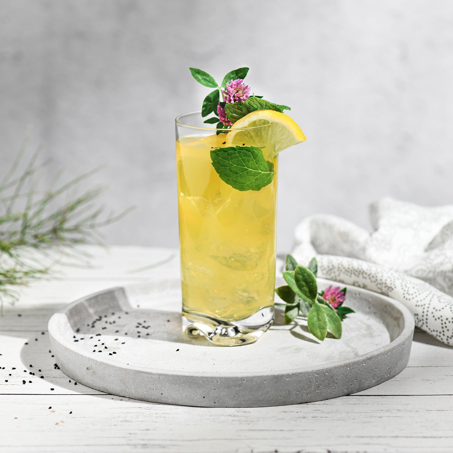 Tall Tumblers with Textured Base, 340 ml