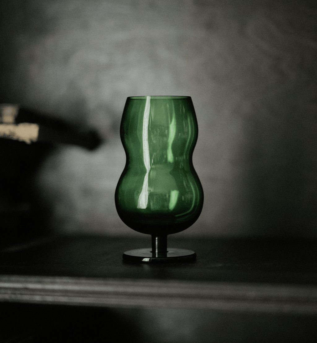PRE-ORDER Bubble 1967 Water Glasses, Emerald, 350 ml