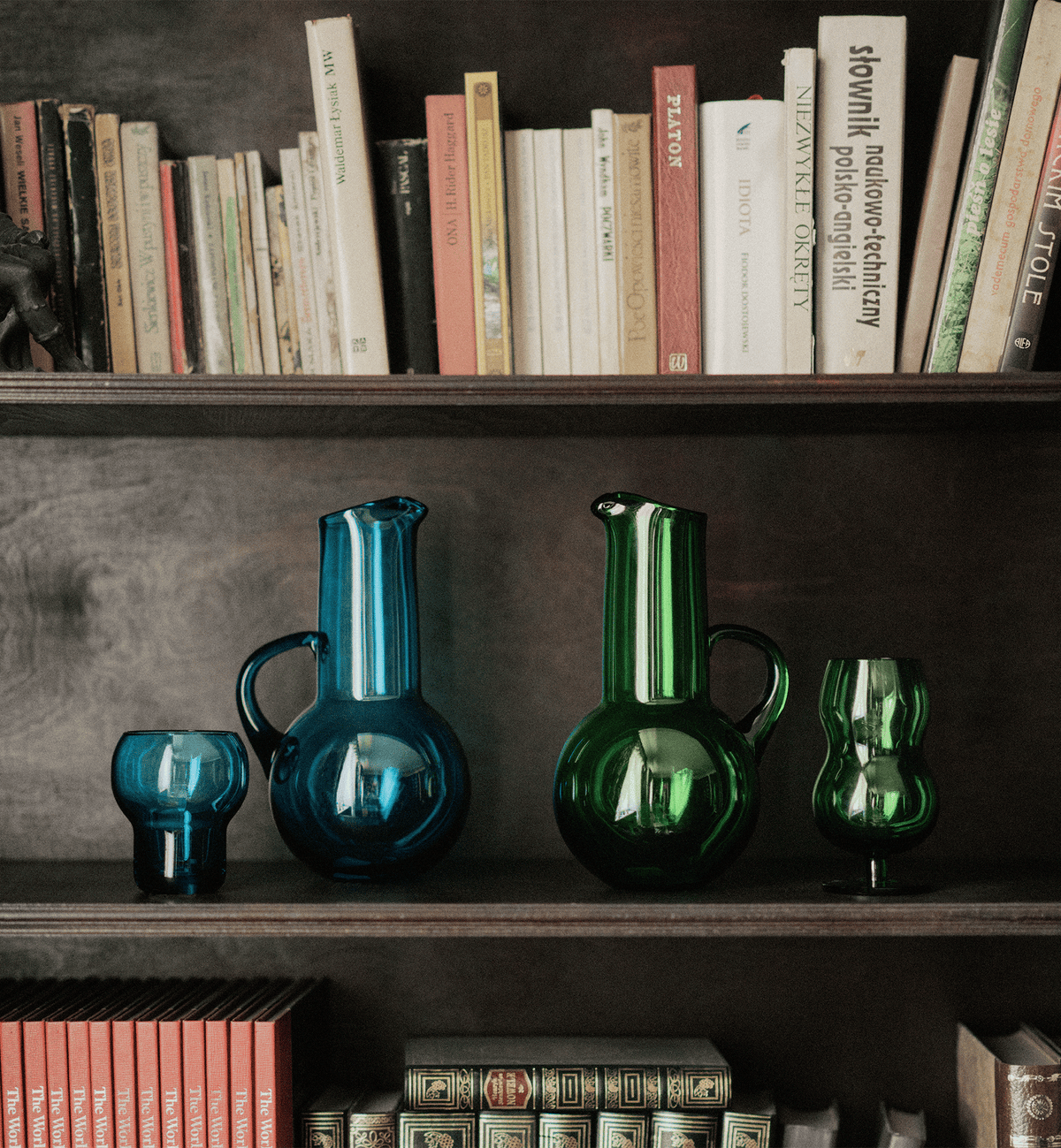 PRE-ORDER Bubble 1967 Water Glasses, Emerald, 350 ml