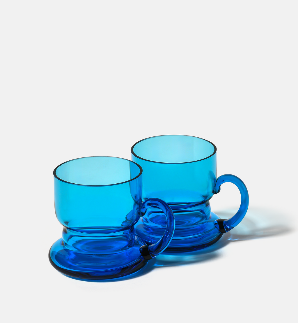 Double Bubble 1969 Crystal Cups, Lapis, 150 ml