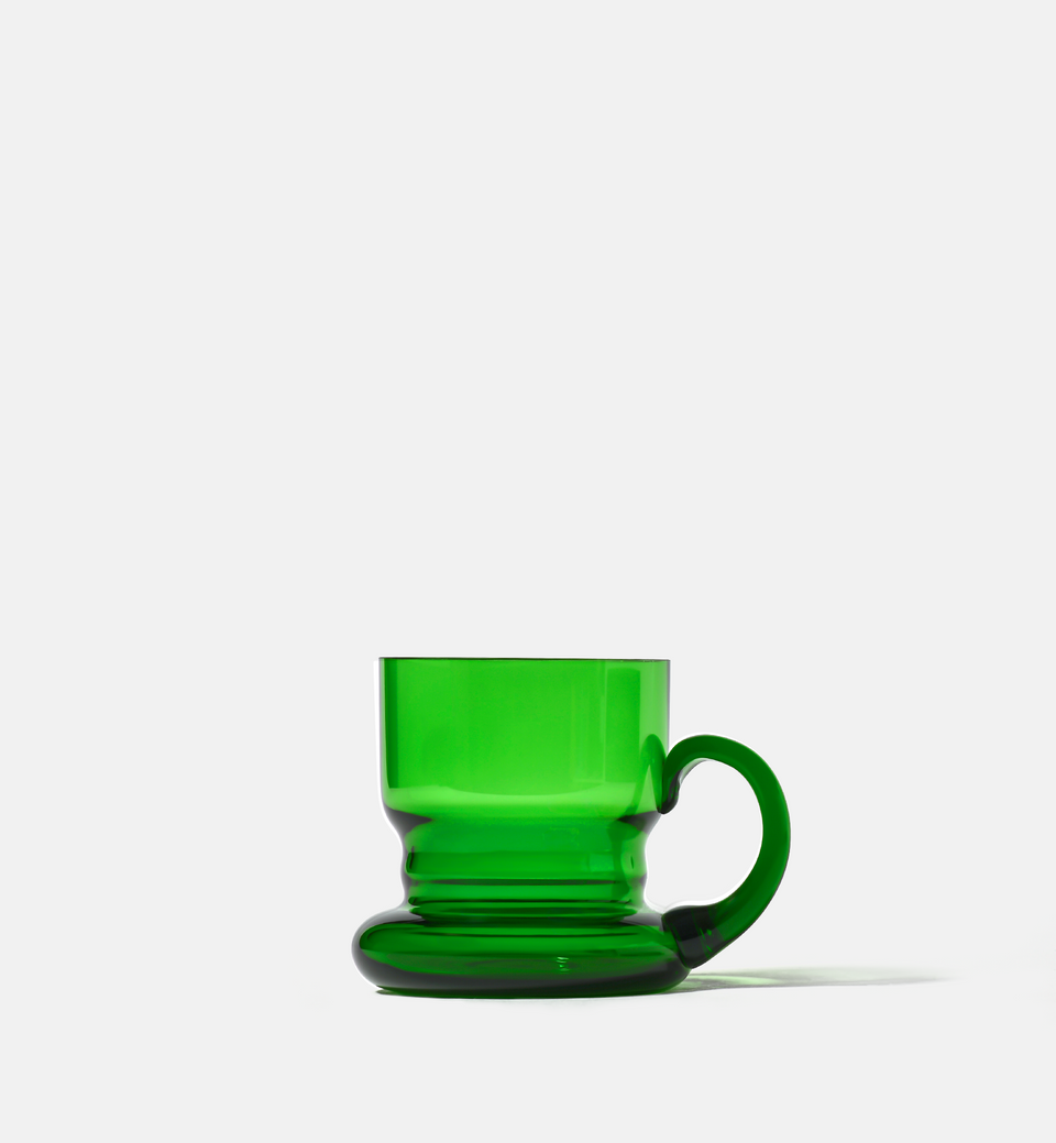 Double Bubble 1969 Crystal Cups, Emerald, 150 ml