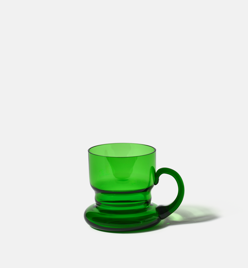 Kryształowe filiżanki Double Bubble 1969 Emerald 150 ml