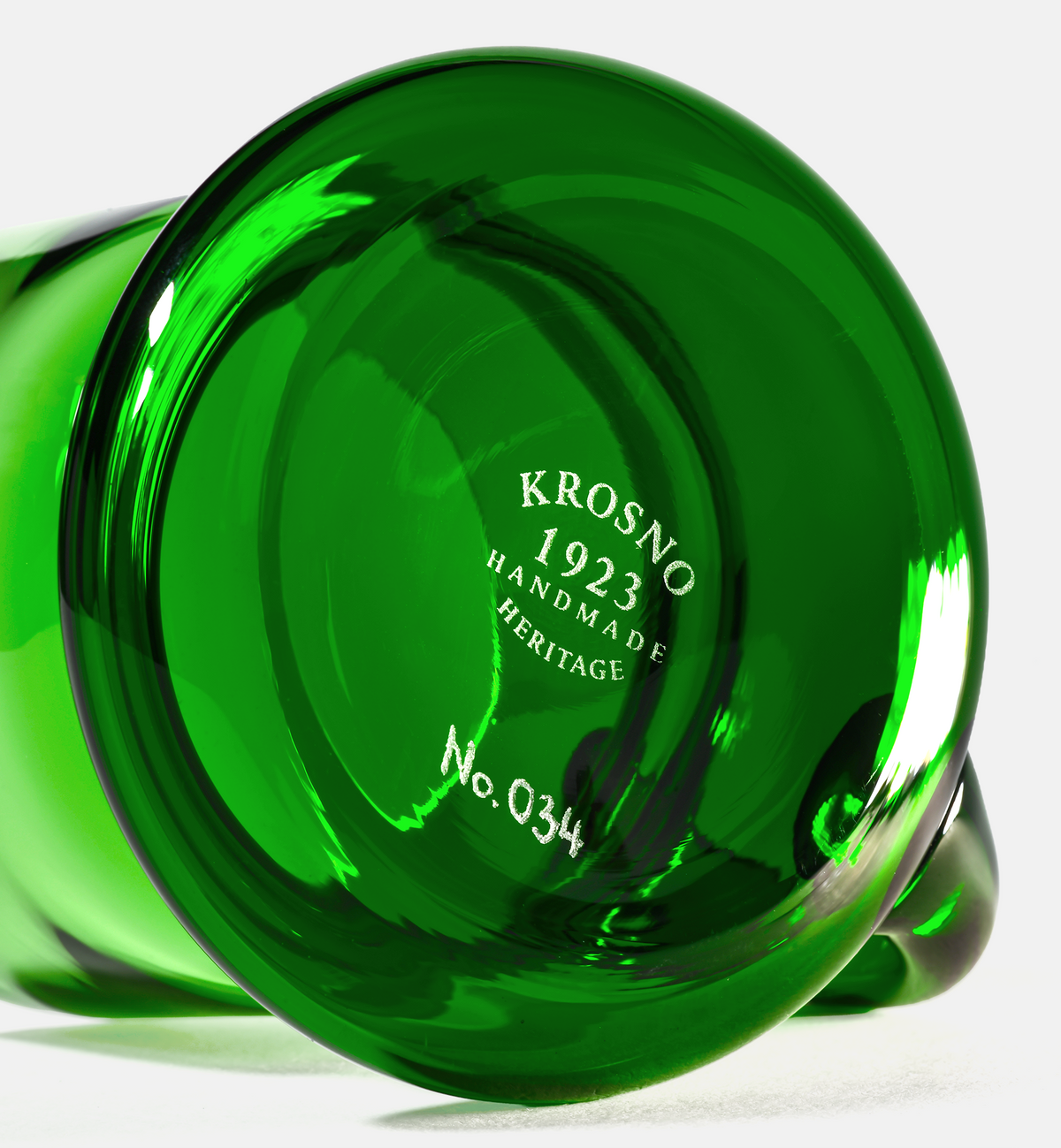Double Bubble 1969 Crystal Cups, Emerald, 150 ml