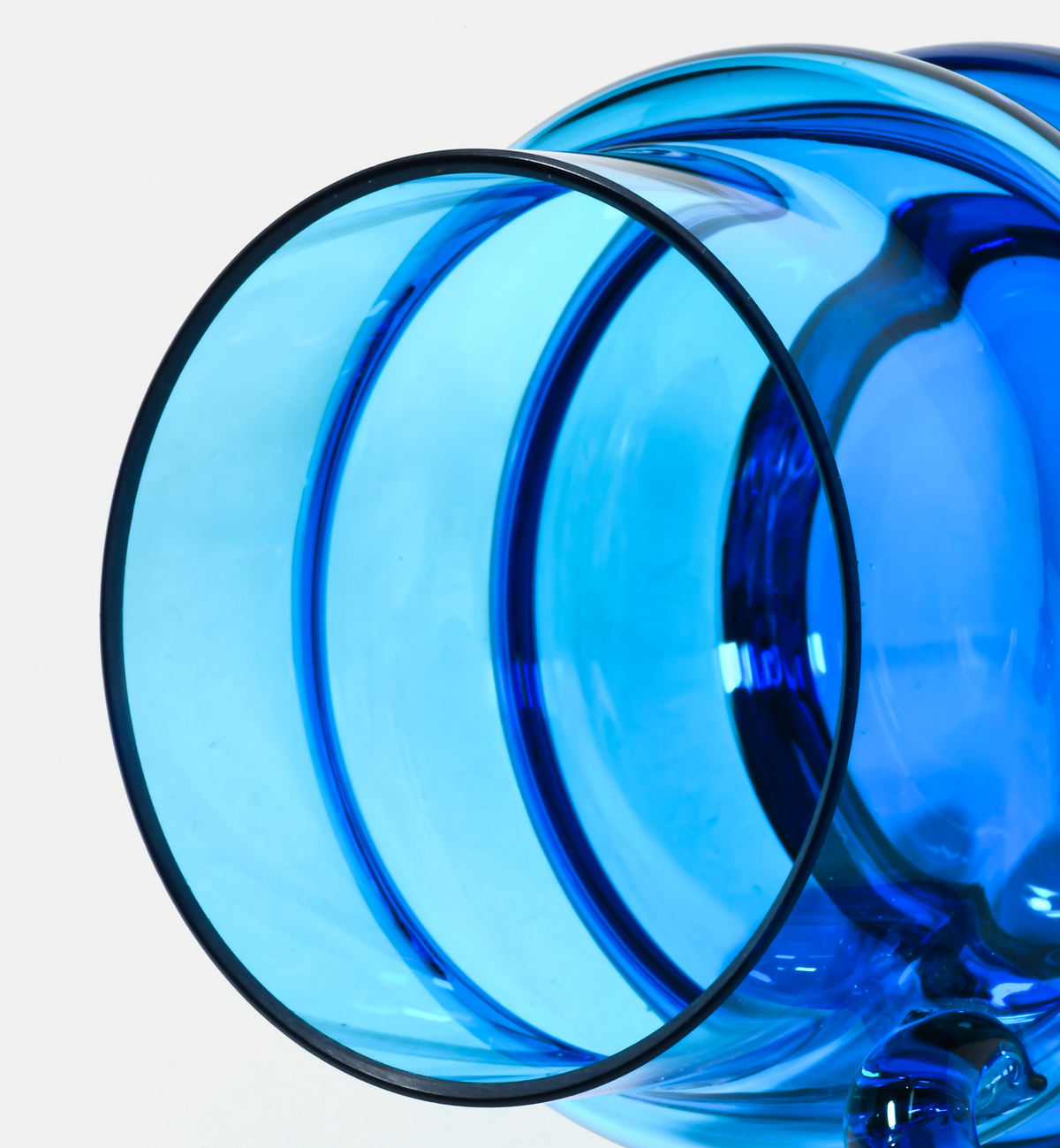 Double Bubble 1969 Crystal Cups, Lapis, 190 ml