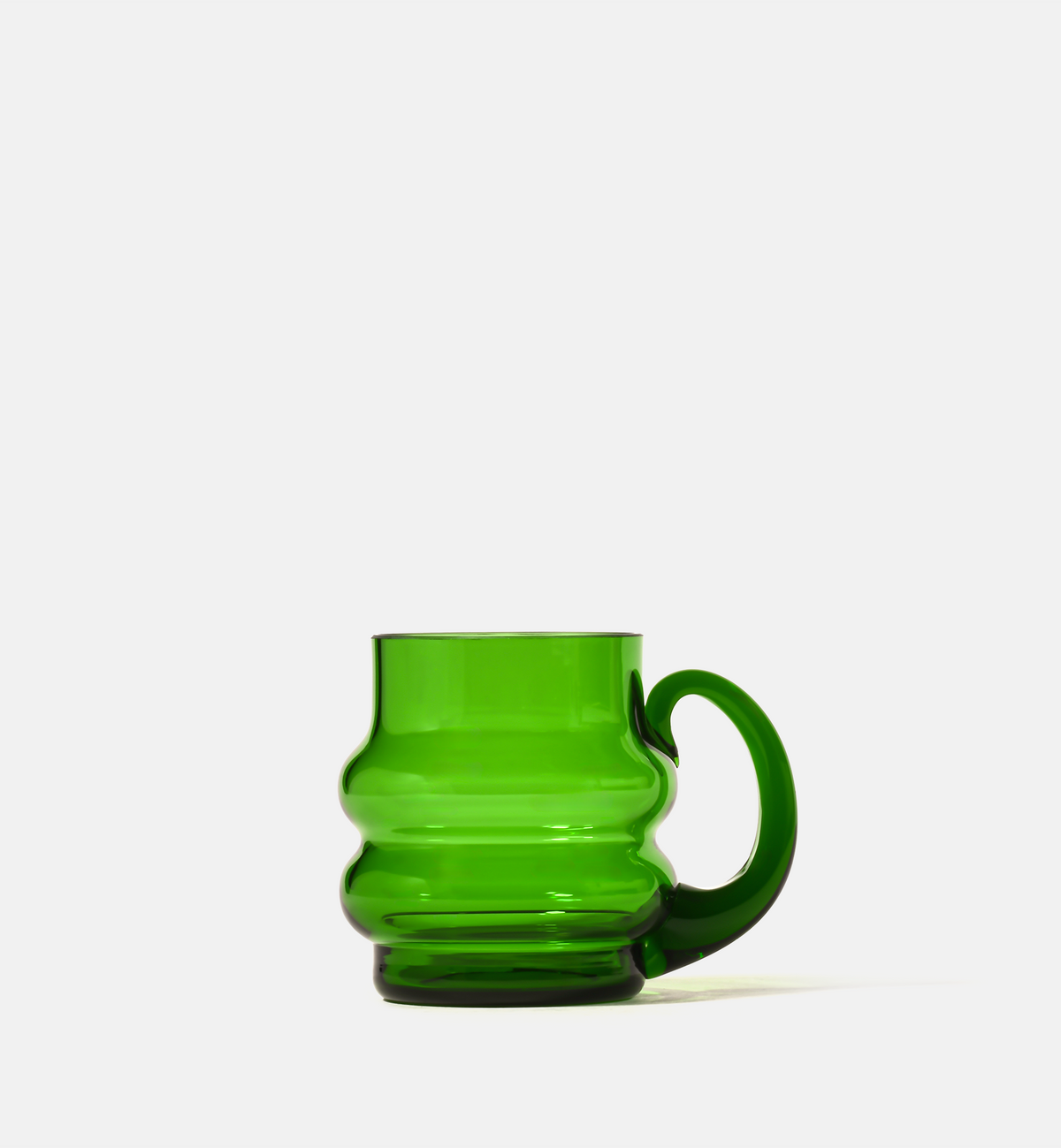 PRE-ORDER Double Bubble 1969 Crystal Cups, Emerald, 190 ml