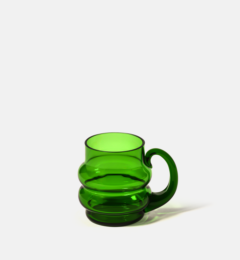 Kryształowe filiżanki Double Bubble 1969 Emerald 190 ml