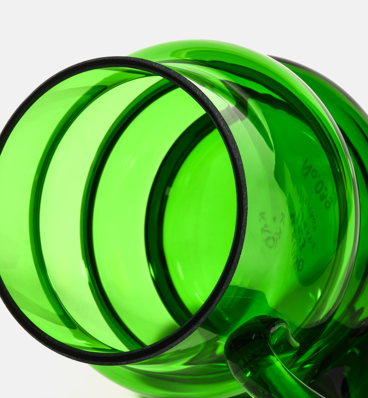PRE-ORDER Double Bubble 1969 Crystal Cups, Emerald, 190 ml