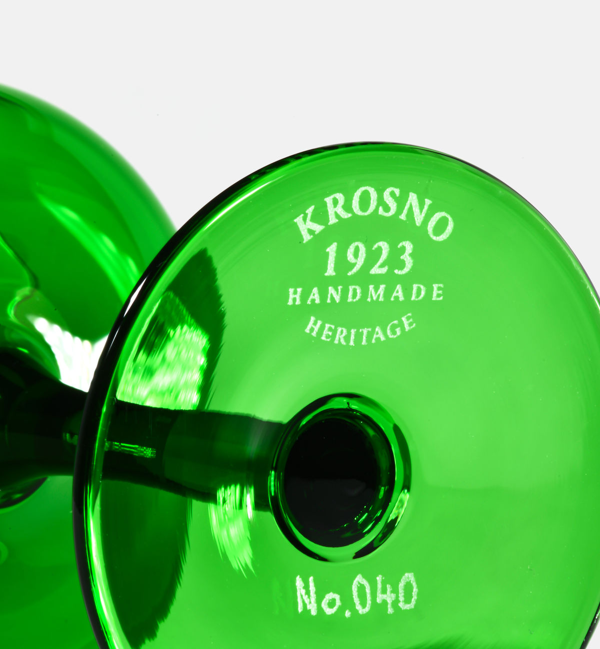 Kryształowe kieliszki do białego wina Bird 1967 Emerald 120 ml