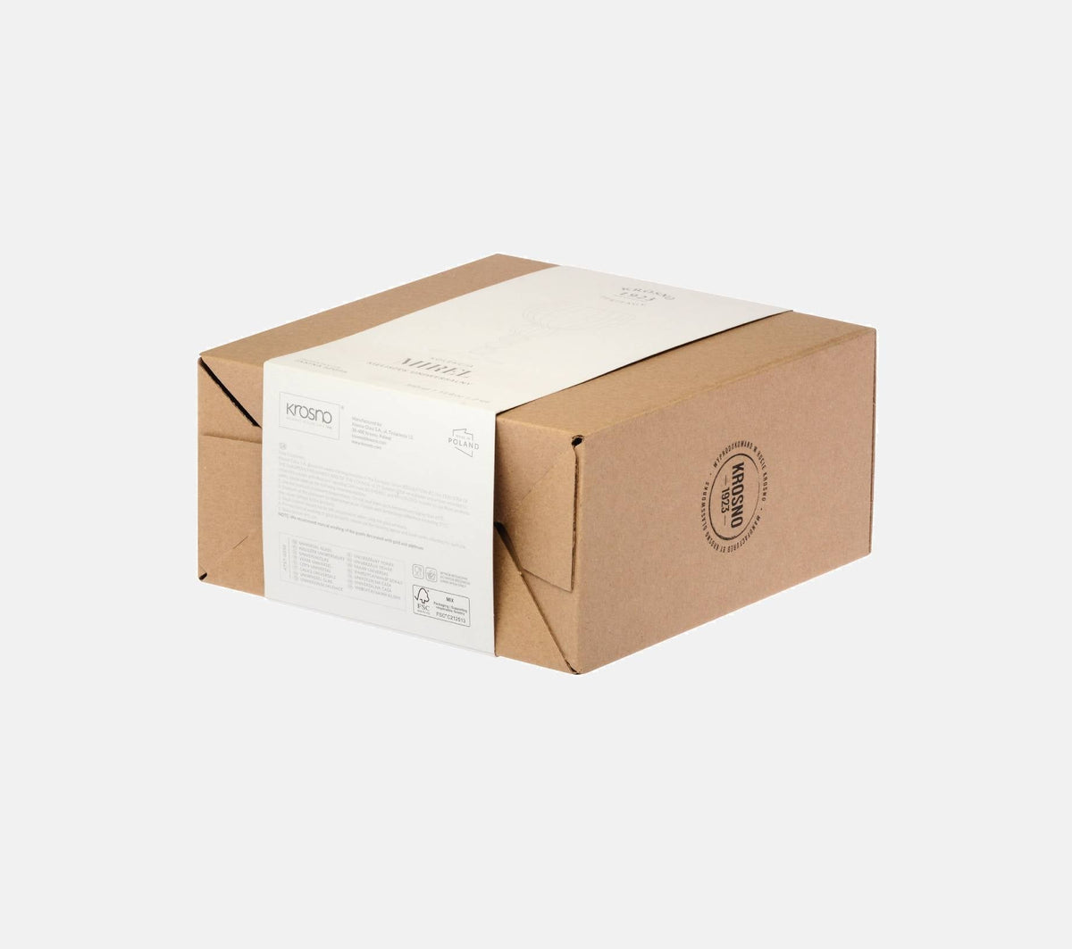 Kryształowe kieliszki Mirel Granat 350 ml