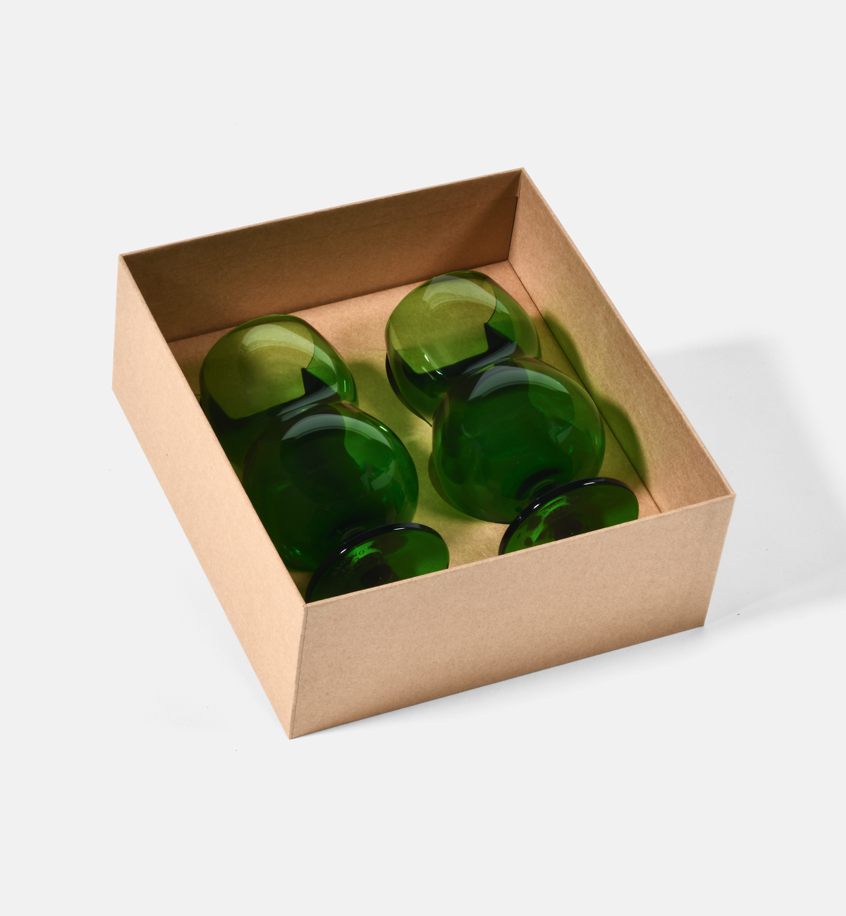 PRE-ORDER Bubble 1967 Water Glasses, Emerald, 350 ml