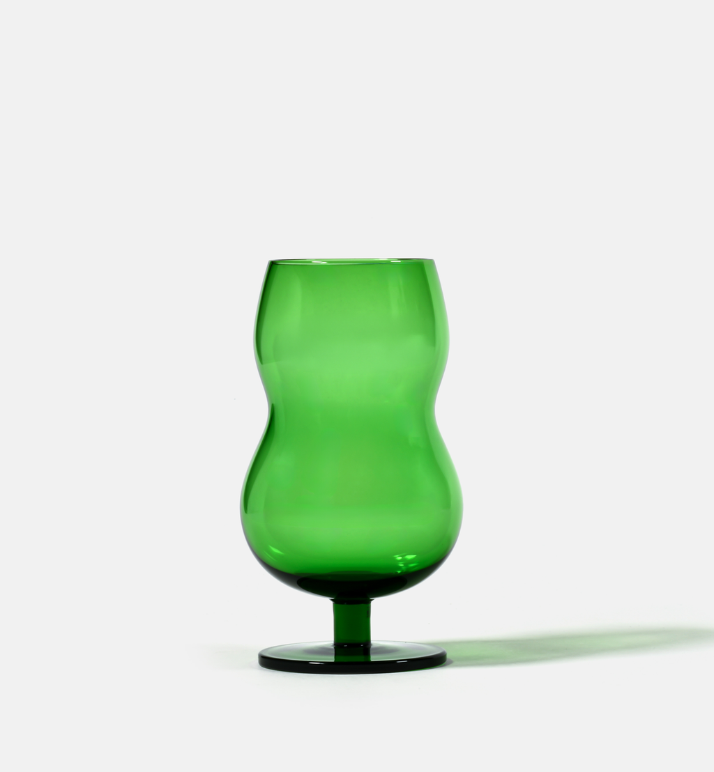 PRE-ORDER Bubble 1967 Water Glasses, Emerald, 350 ml