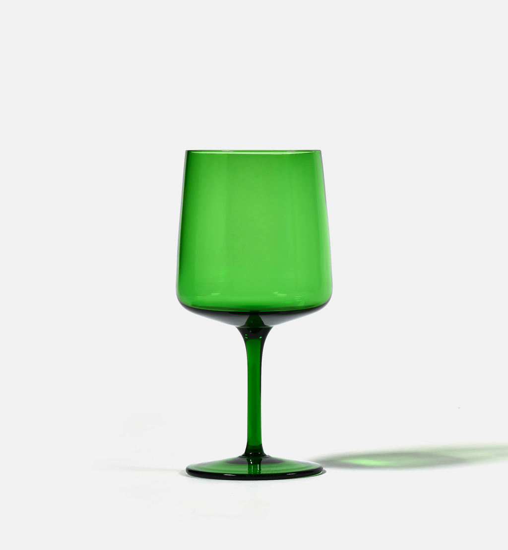 PRE-ORDER Bird 1967 Crystal Red Wine Glasses, Emerald, 300 ml