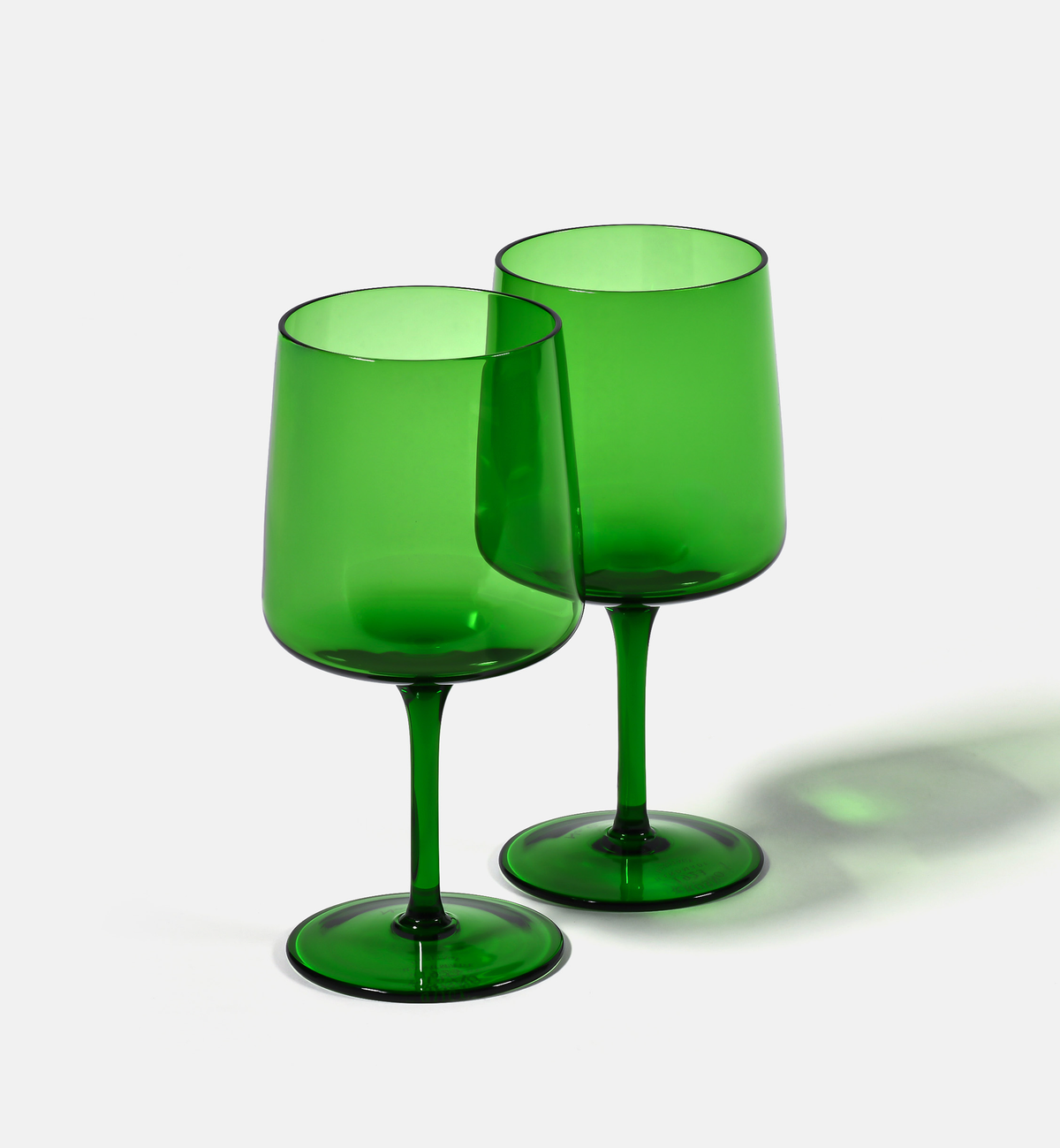 PRE-ORDER Bird 1967 Crystal Red Wine Glasses, Emerald, 300 ml