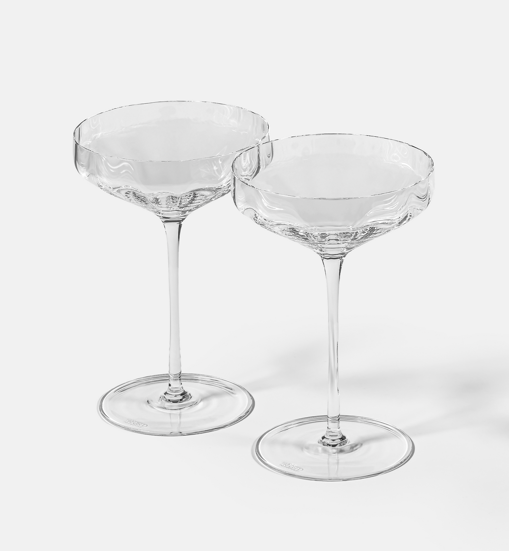 Celebration Crystal Champagne Glasses, 300 ml