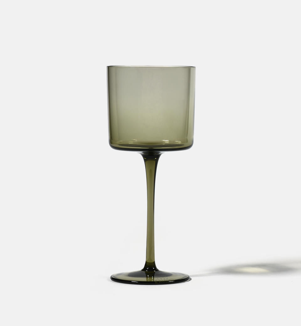 Classic 1968 Crystal White Wine Glasses, Smoky, 250 ml