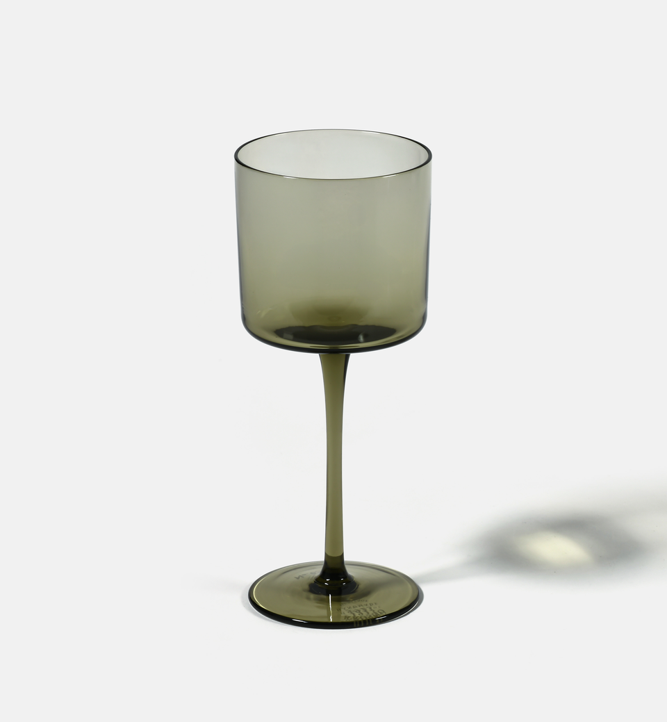 Classic 1968 Crystal White Wine Glasses, Smoky, 250 ml
