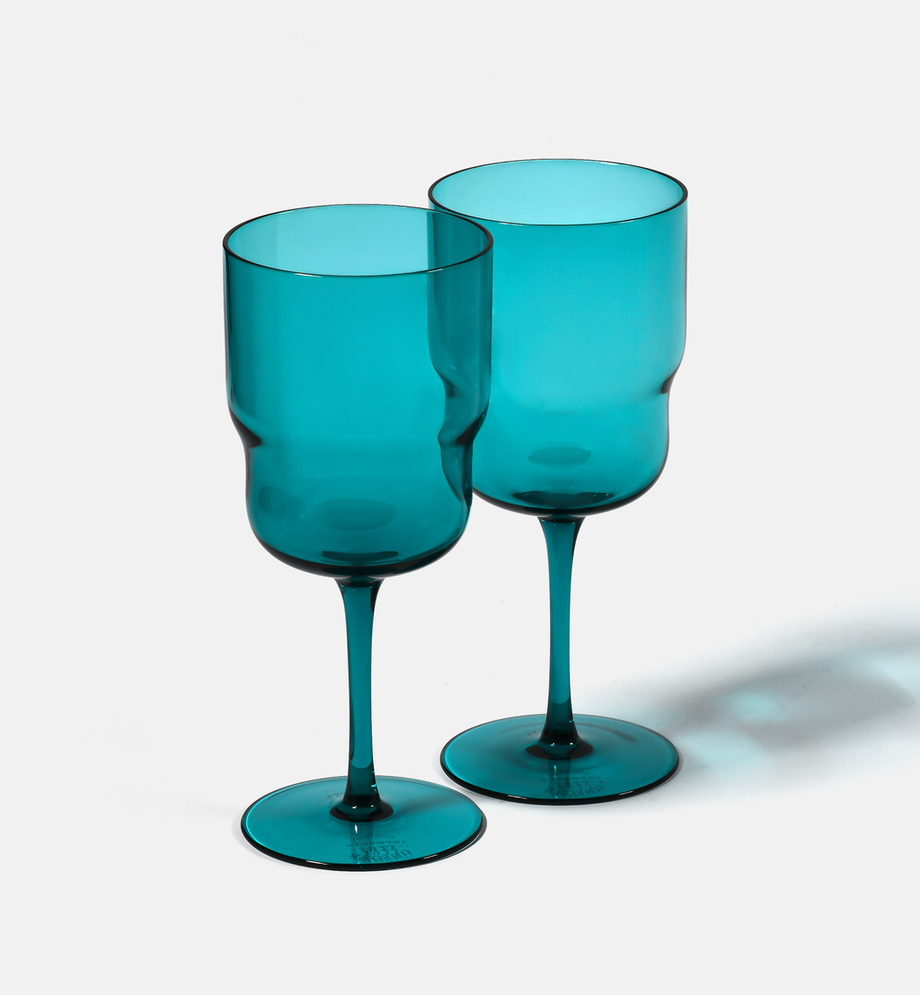 VORBESTELLUNG Weißweingläser aus Kristallglas Tower 1988 Aqua 280 ml