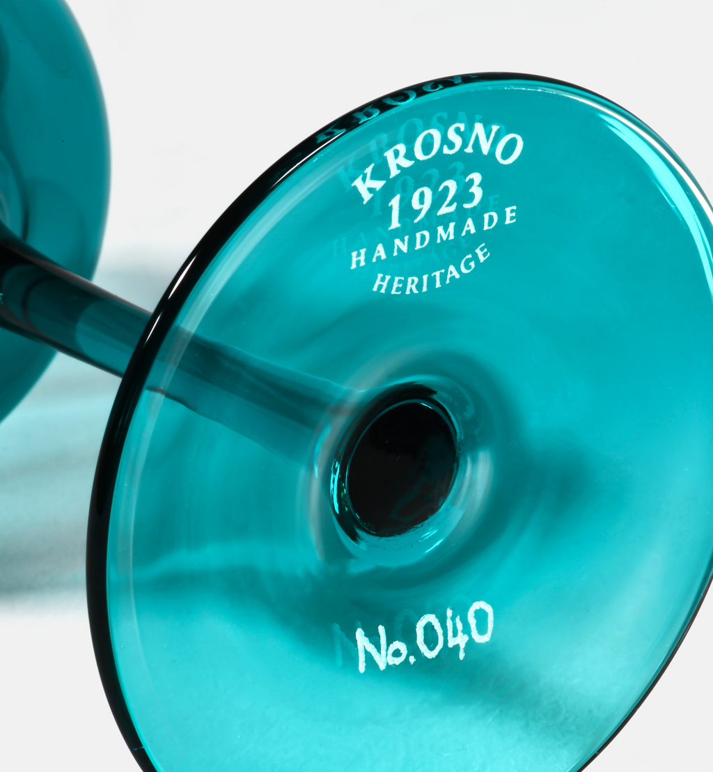 VORBESTELLUNG Weißweingläser aus Kristallglas Tower 1988 Aqua 280 ml