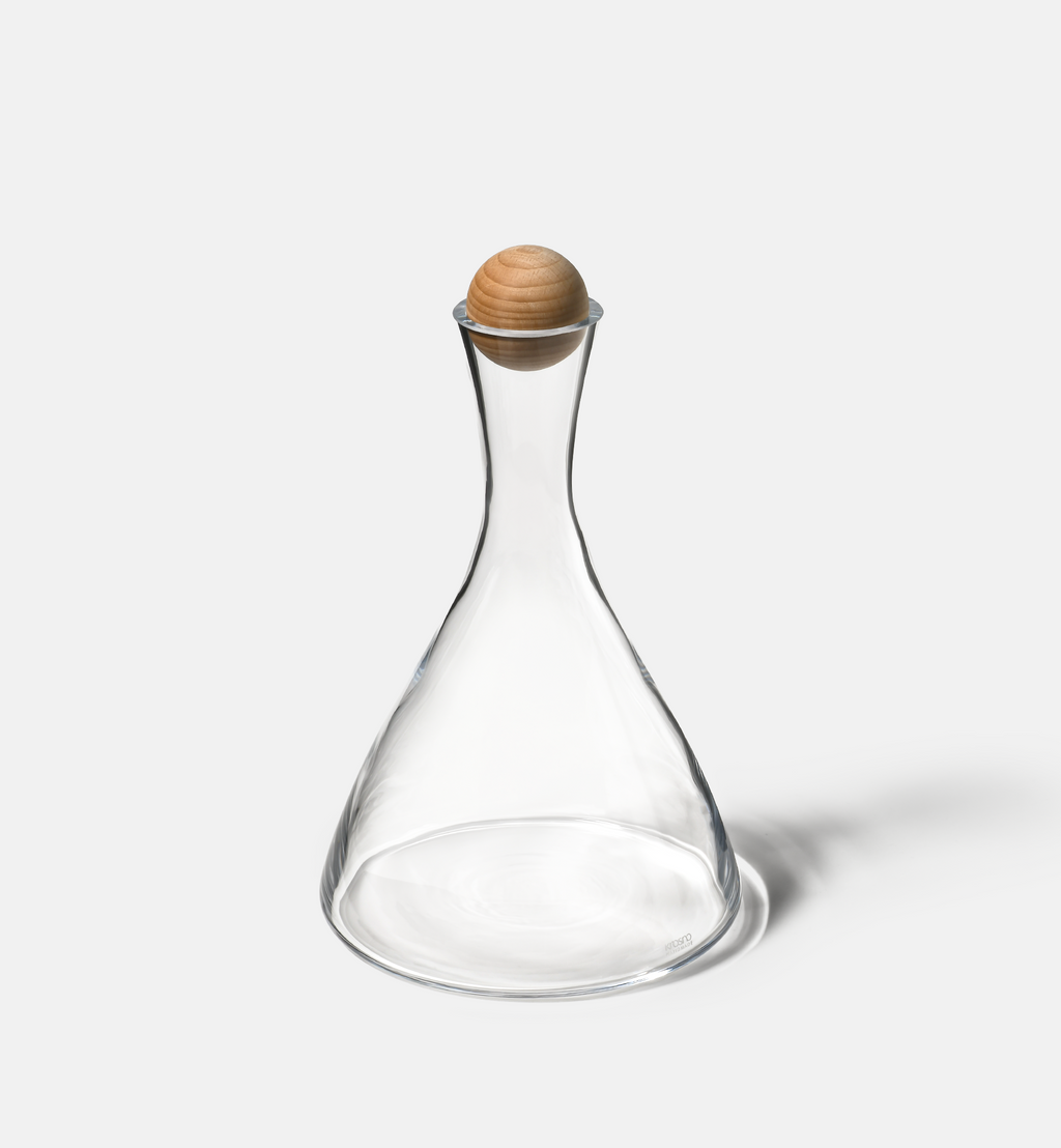 Decanter with Wooden Stopper, 1000 ml