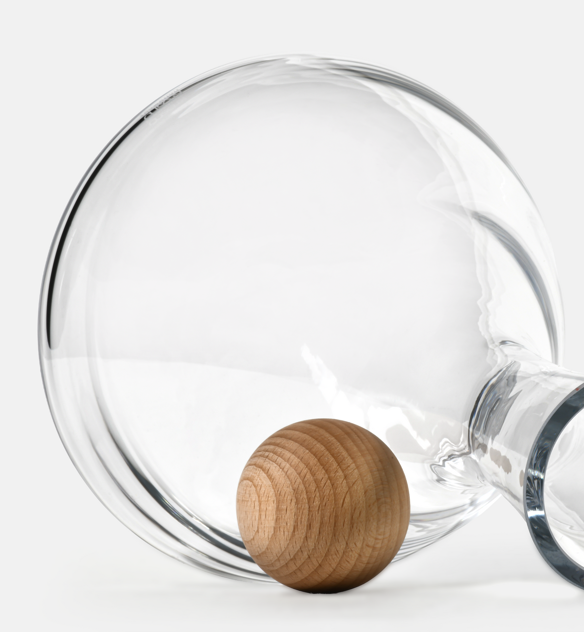 Decanter with Wooden Stopper, 1000 ml