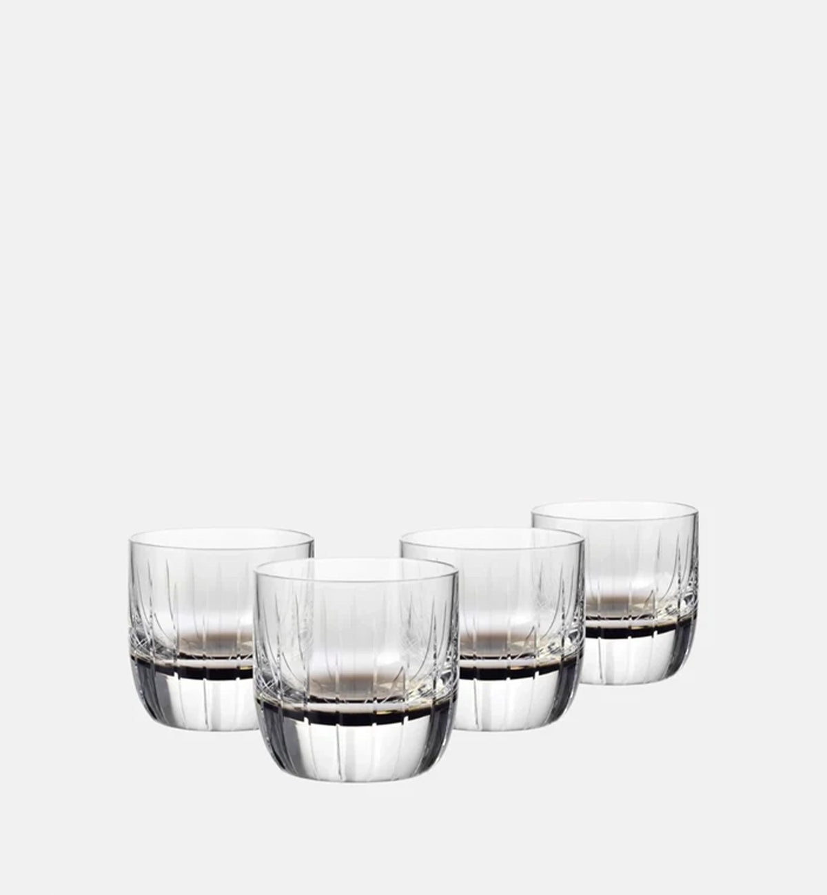 Niskie szklanki Bold Kwarc Dymny 260 ml
