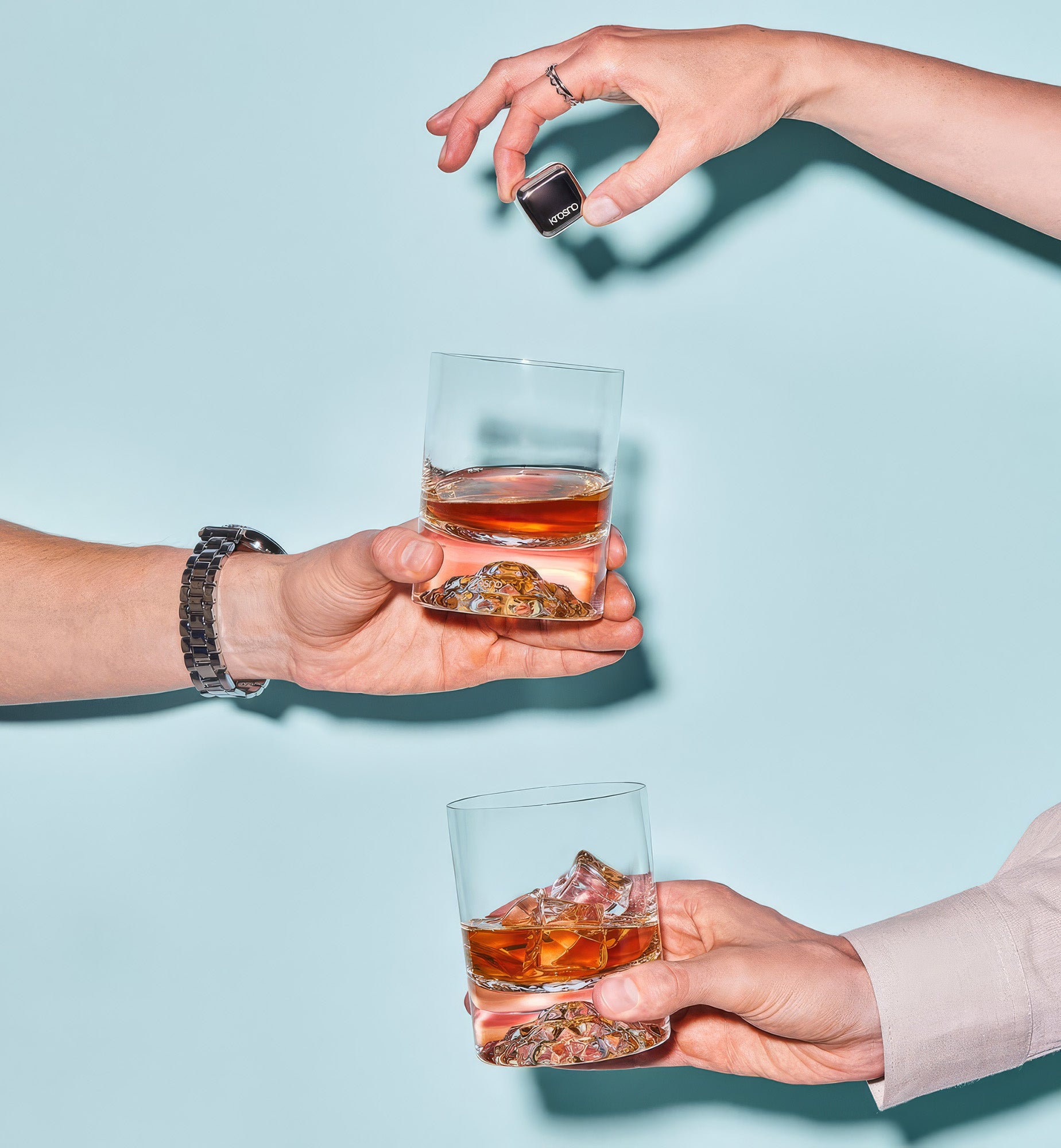 Zestaw prezentowy ze szklankami do whisky