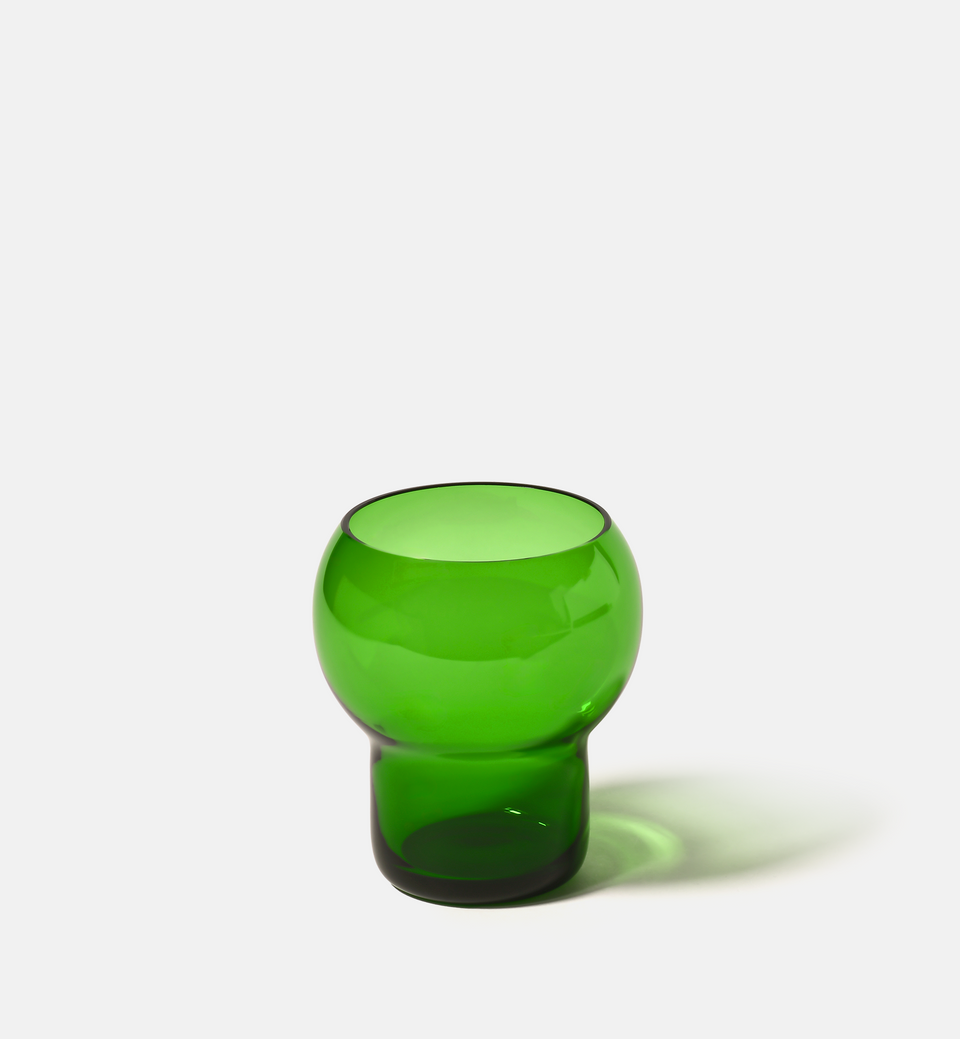 Bubble 1967 Crystal Tumblers, Emerald, 280 ml