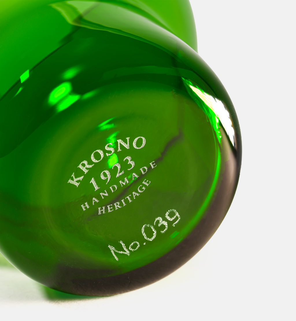 Bubble 1967 Crystal Tumblers, Emerald, 280 ml