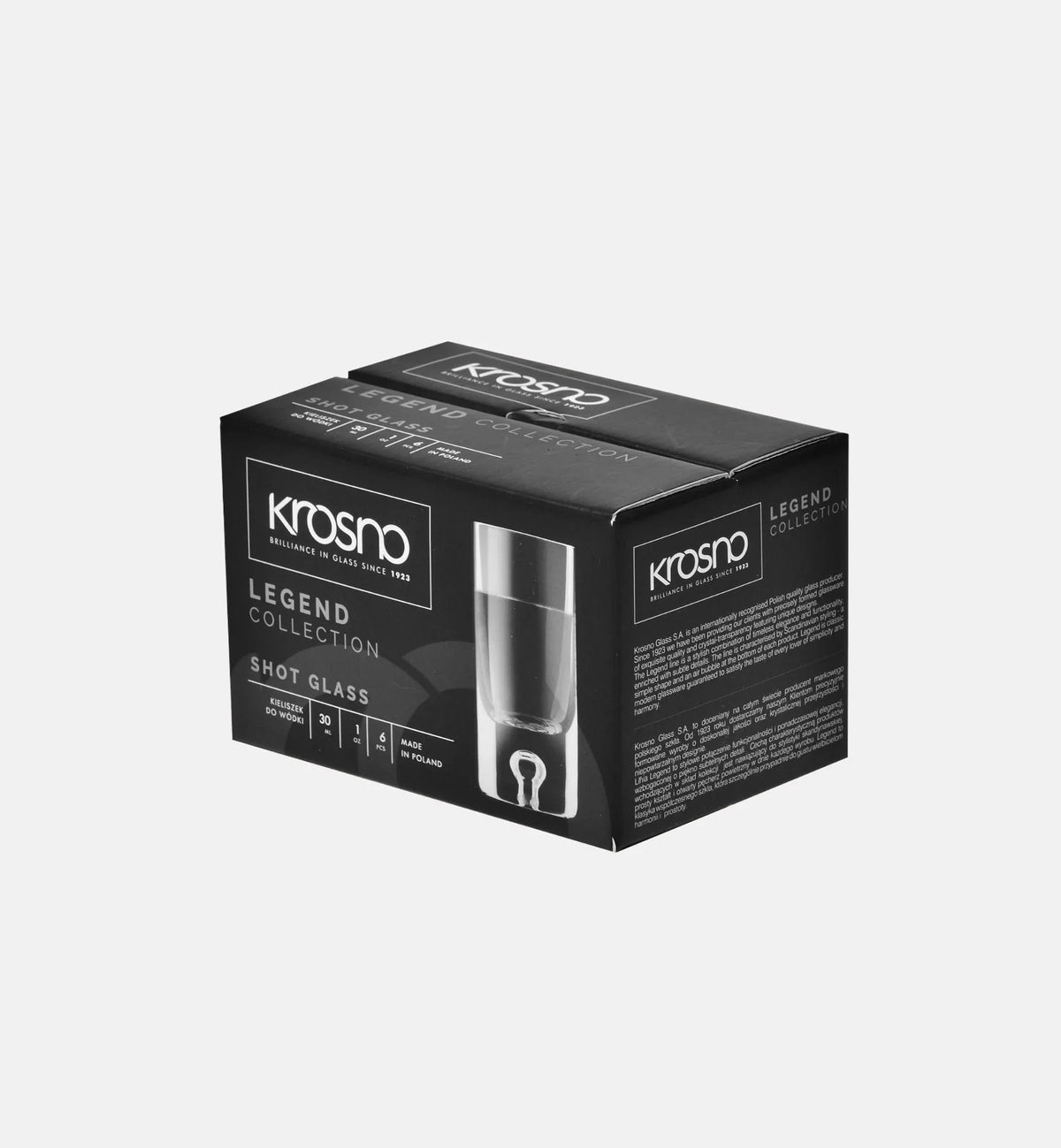 Ręcznie formowane kieliszki do wódki 30 ml