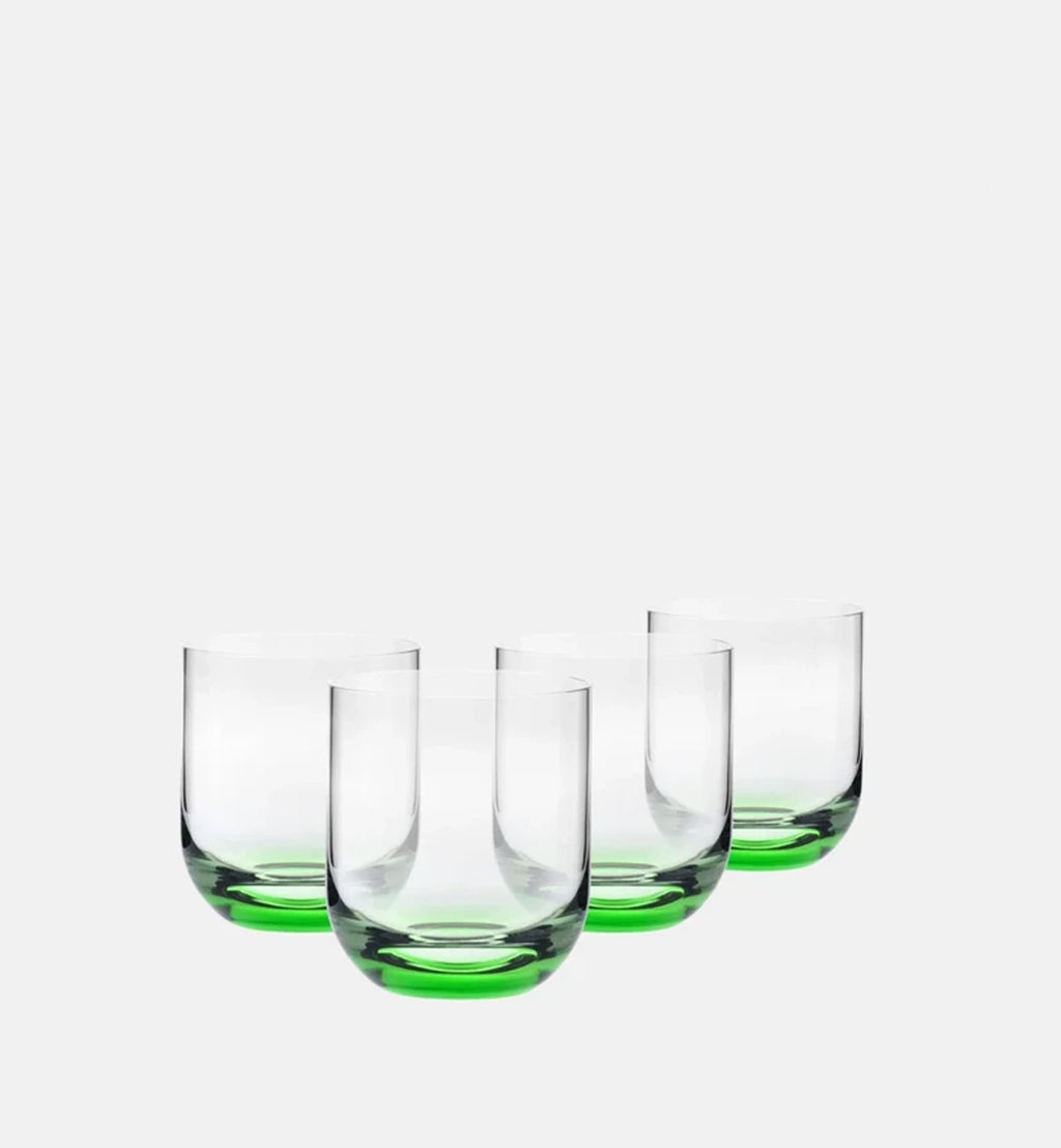 Sunset Short Tumblers, Olive Green, 360 ml