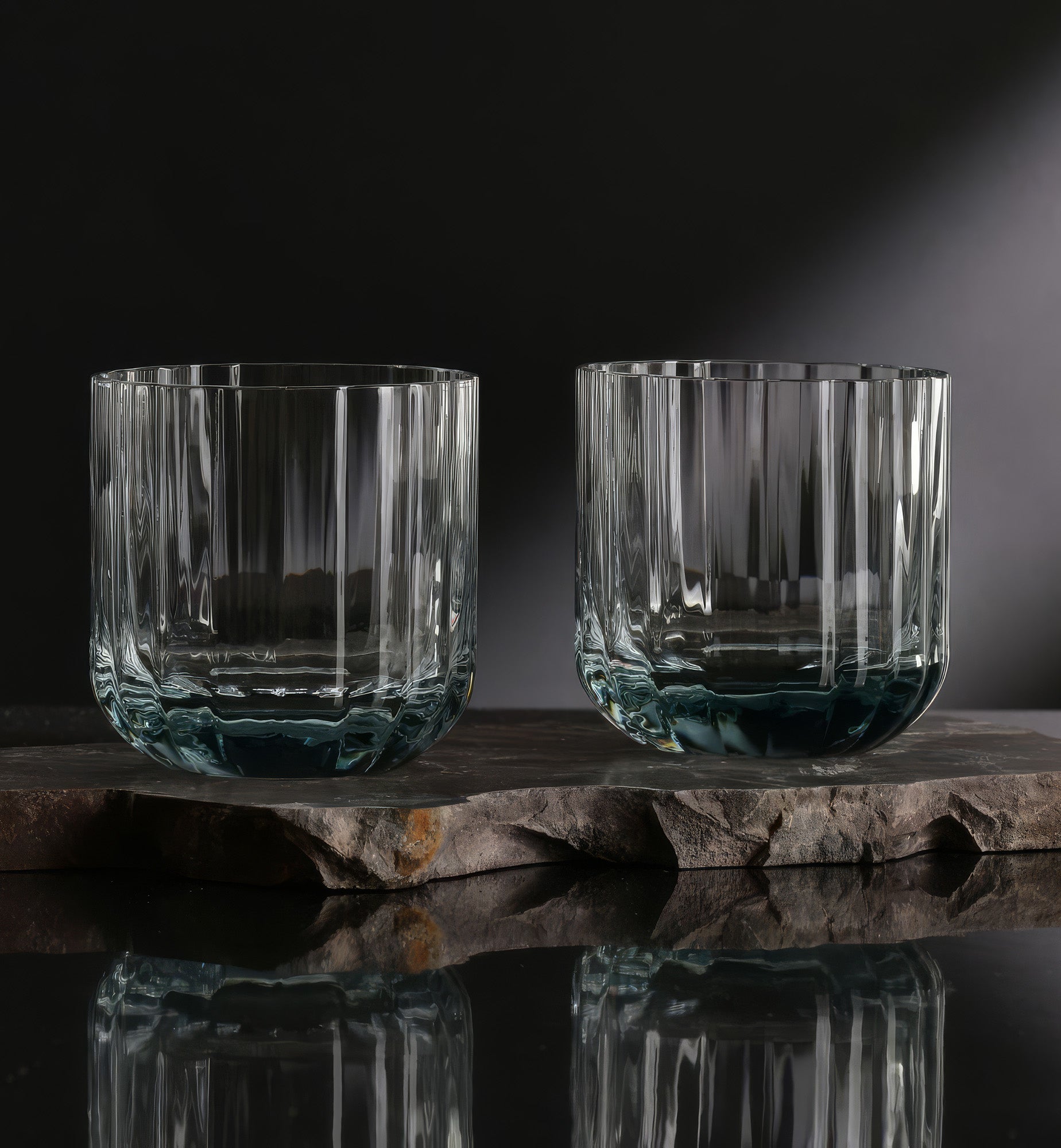 Marshal Water Glasses Aquamarine