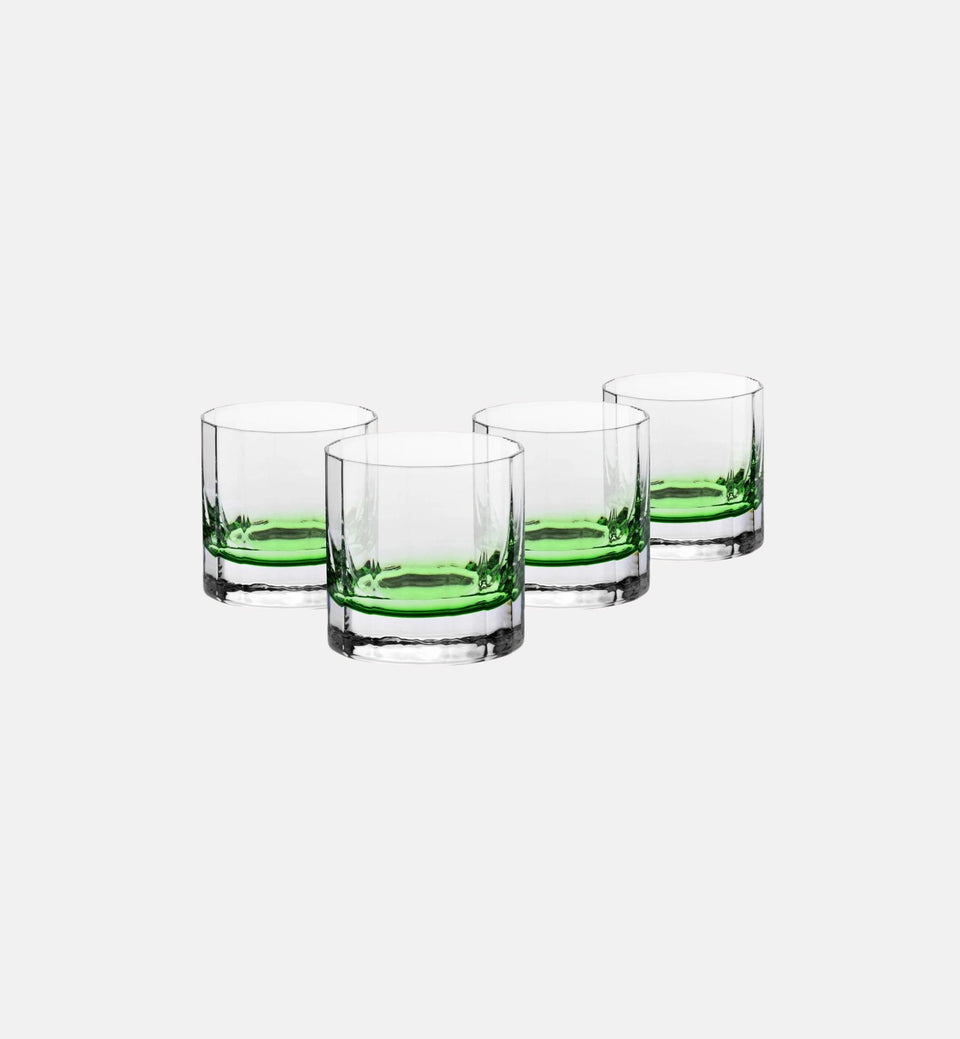Niedrige Gläser Futura, Olivgrün, 230 ml