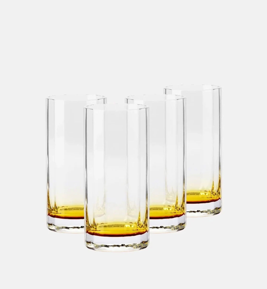 Wysokie szklanki Futura Bursztyn 270 ml