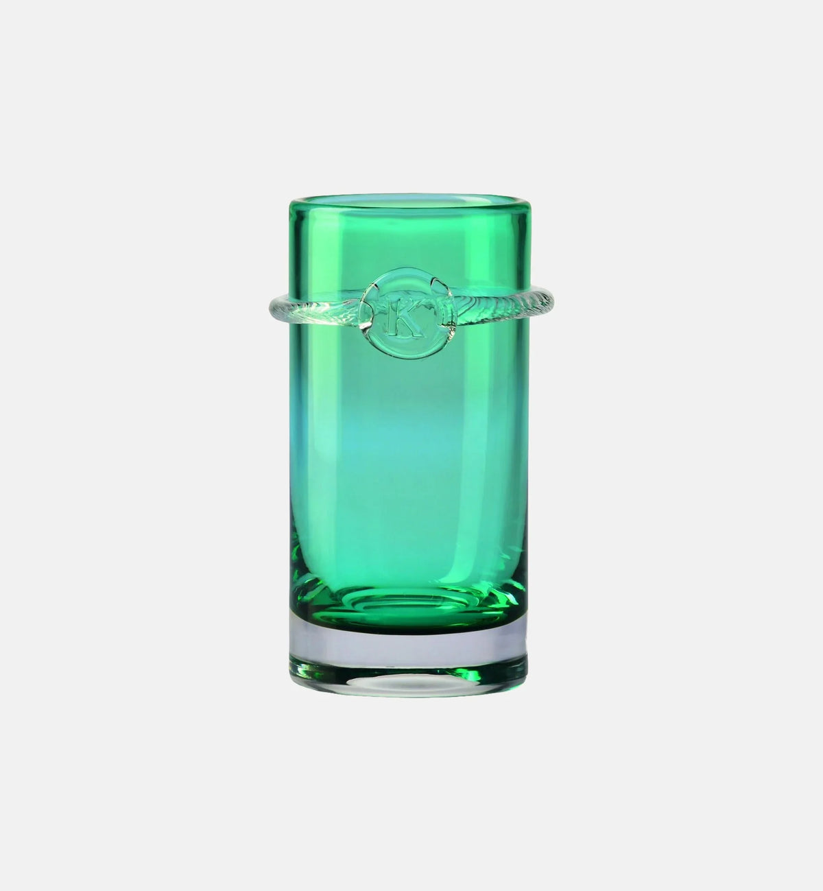 Wysokie kryształowe szklanki Aurelia Szmaragd 450 ml