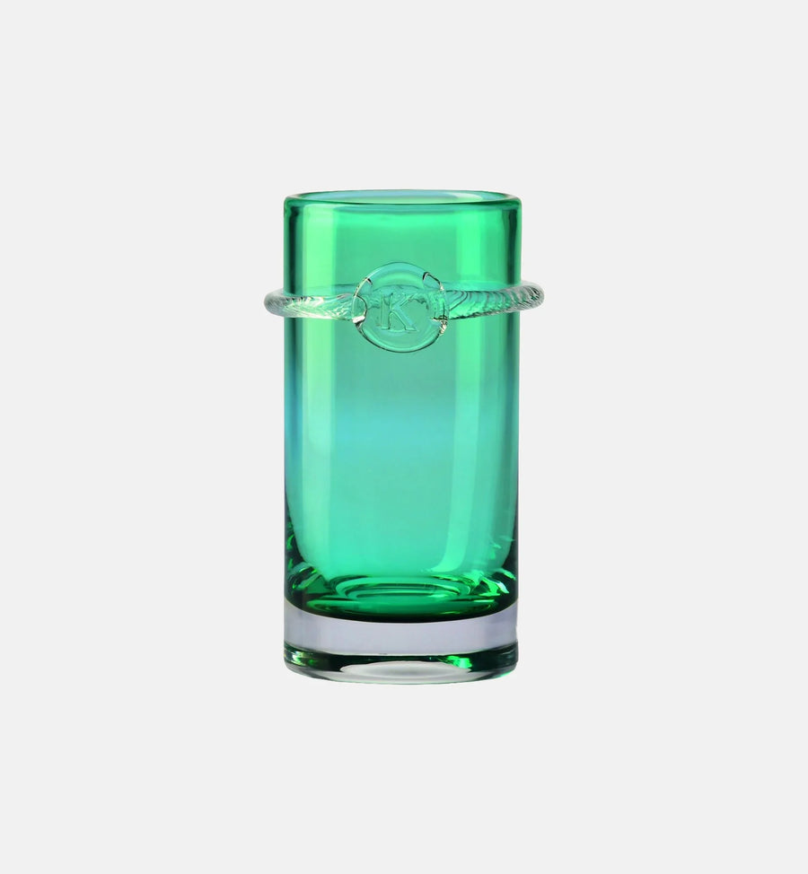 Wysokie kryształowe szklanki Aurelia Szmaragd 450 ml