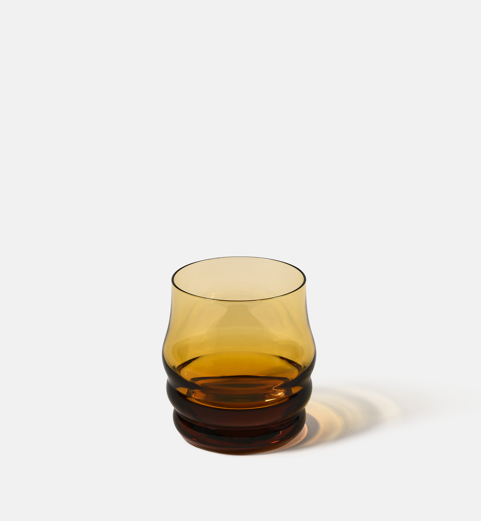 Honey 1958 Crystal Tumblers, Light Amber, 250 ml