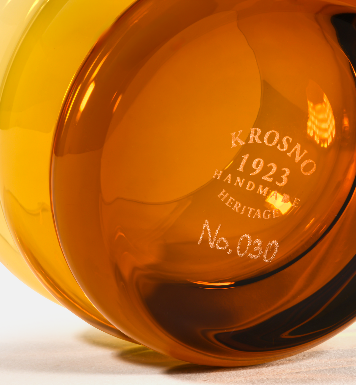 Honey 1958 Crystal Tumblers, Light Amber, 250 ml