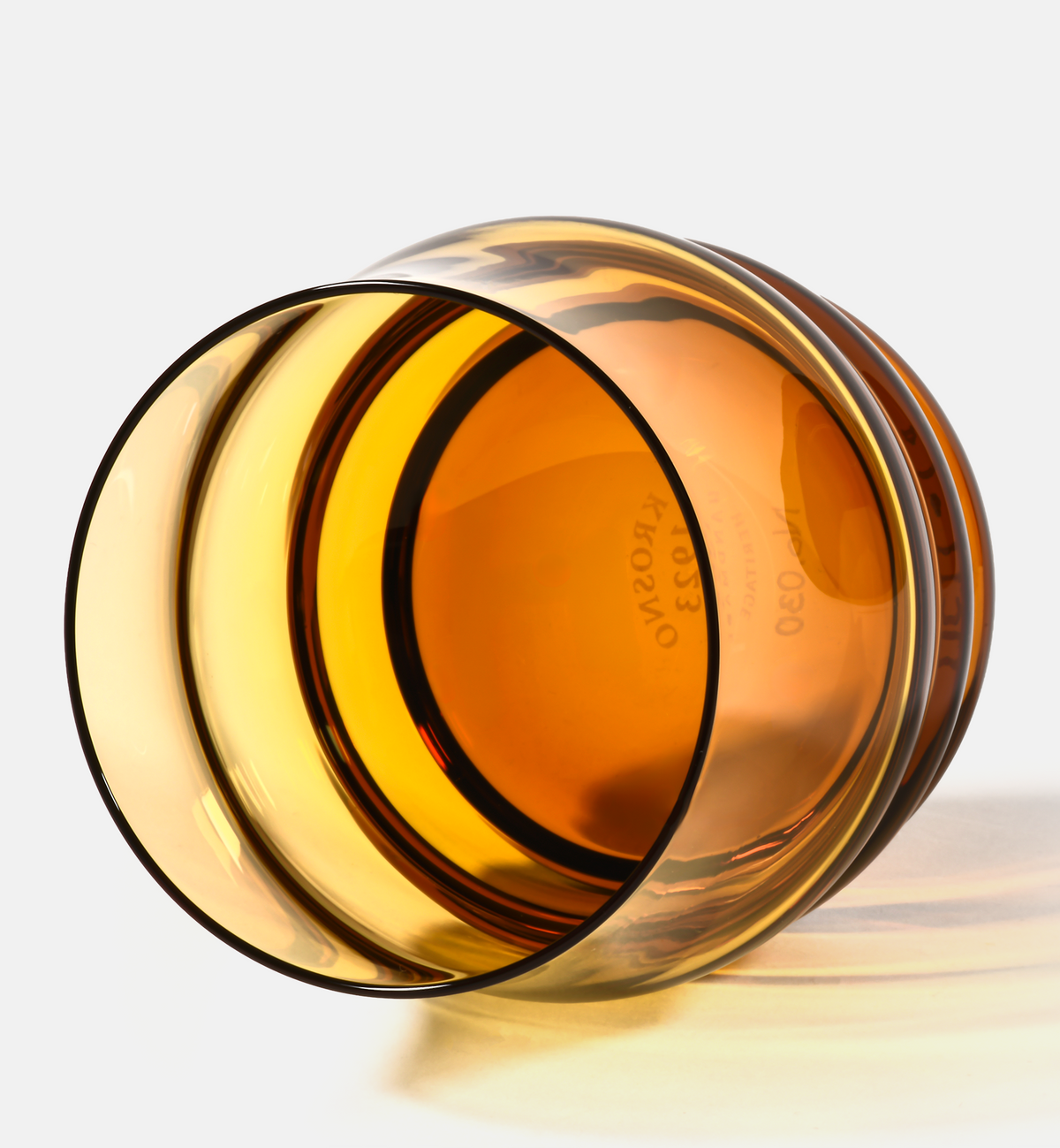 Honey 1958 Crystal Tumblers, Light Amber, 250 ml