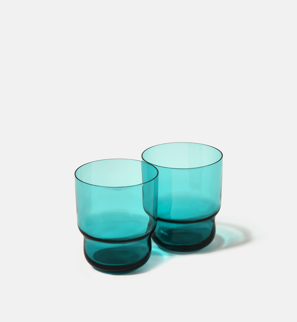 PRE-ORDER Tower 1988 Crystal Tumblers, Aqua, 280 ml