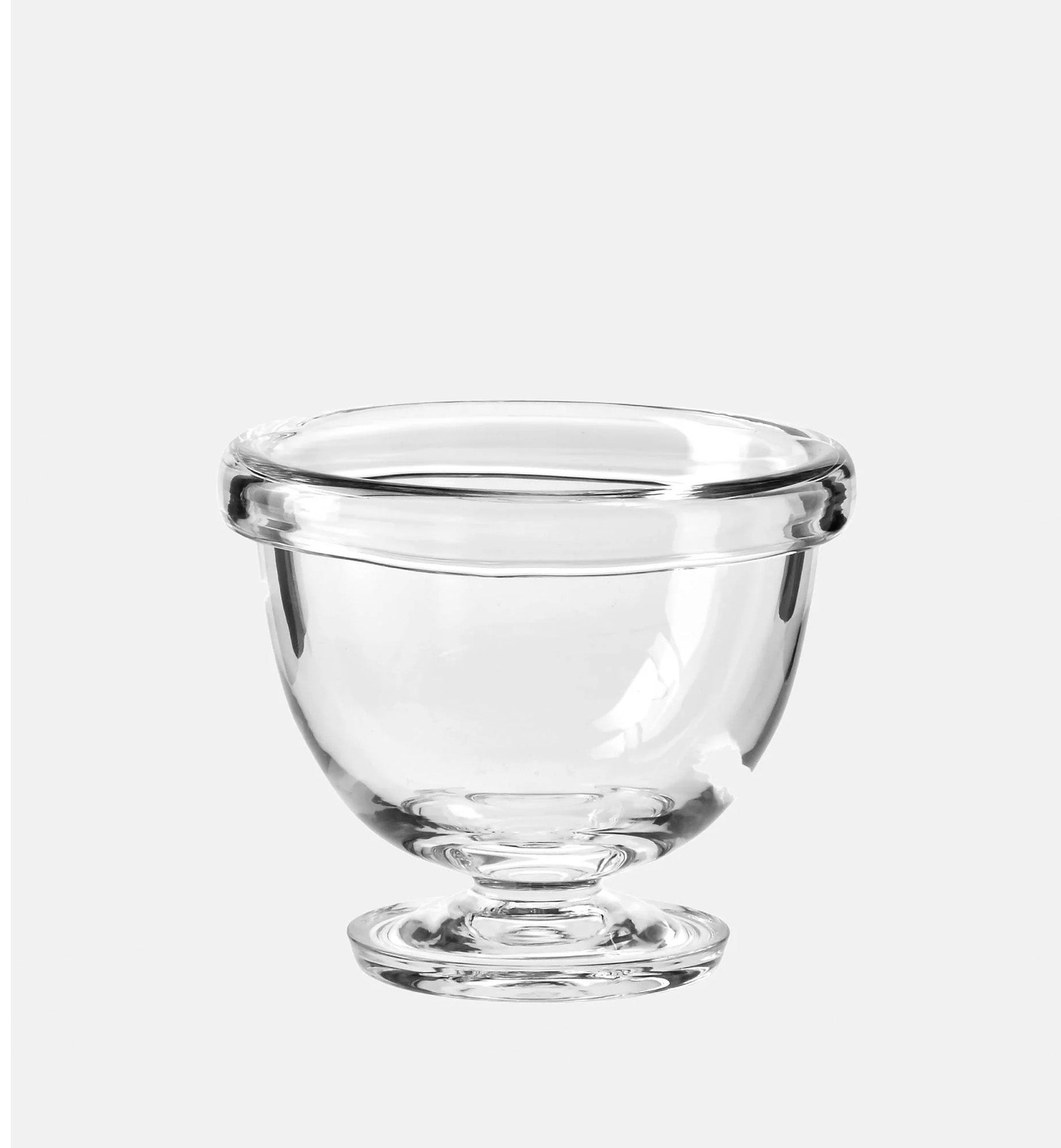 Kristall-Salatschale auf Fuß The Palace 4149, Farblos, 12 cm – Offizieller KROSNO Shop