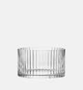 Ribbed Serving Bowl, Clear, 16 cm