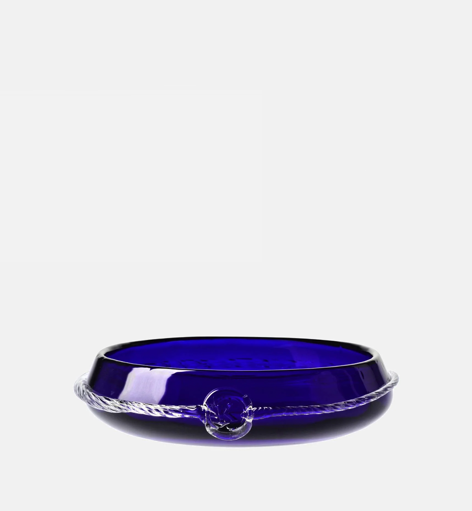 Kristall-Salatschale Aurelia, Kobalt, 31 cm