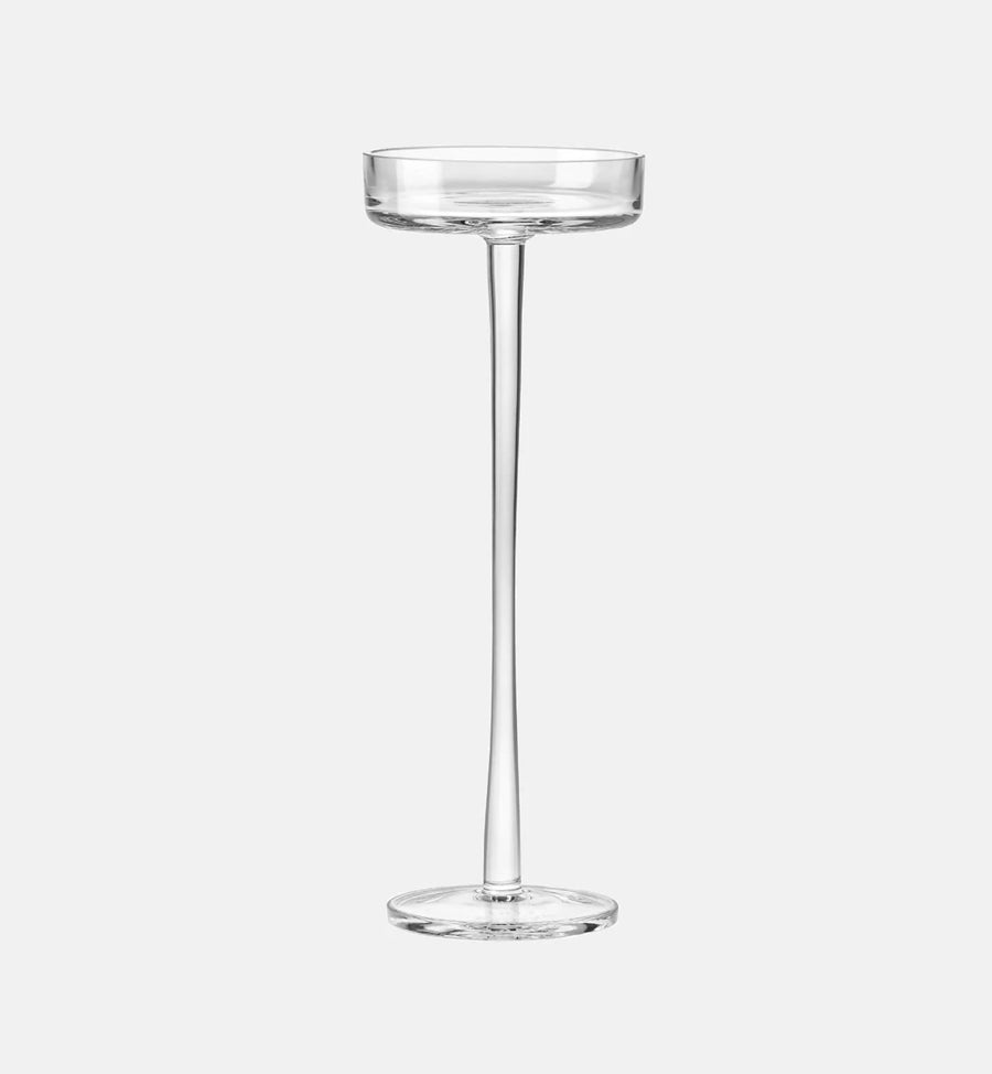 1958 Tealight Holder, Clear, 25 cm