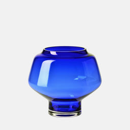 Muse Candle Holder, Cobalt, 19.5 cm