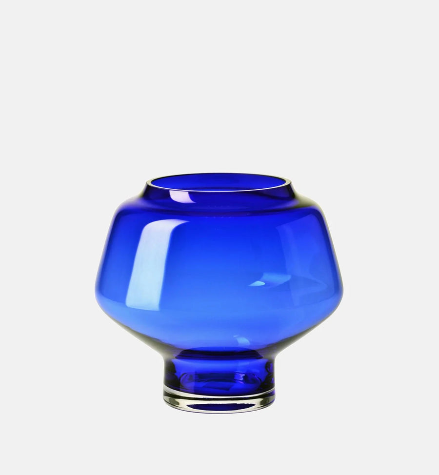 Muse Candle Holder, Cobalt, 19.5 cm