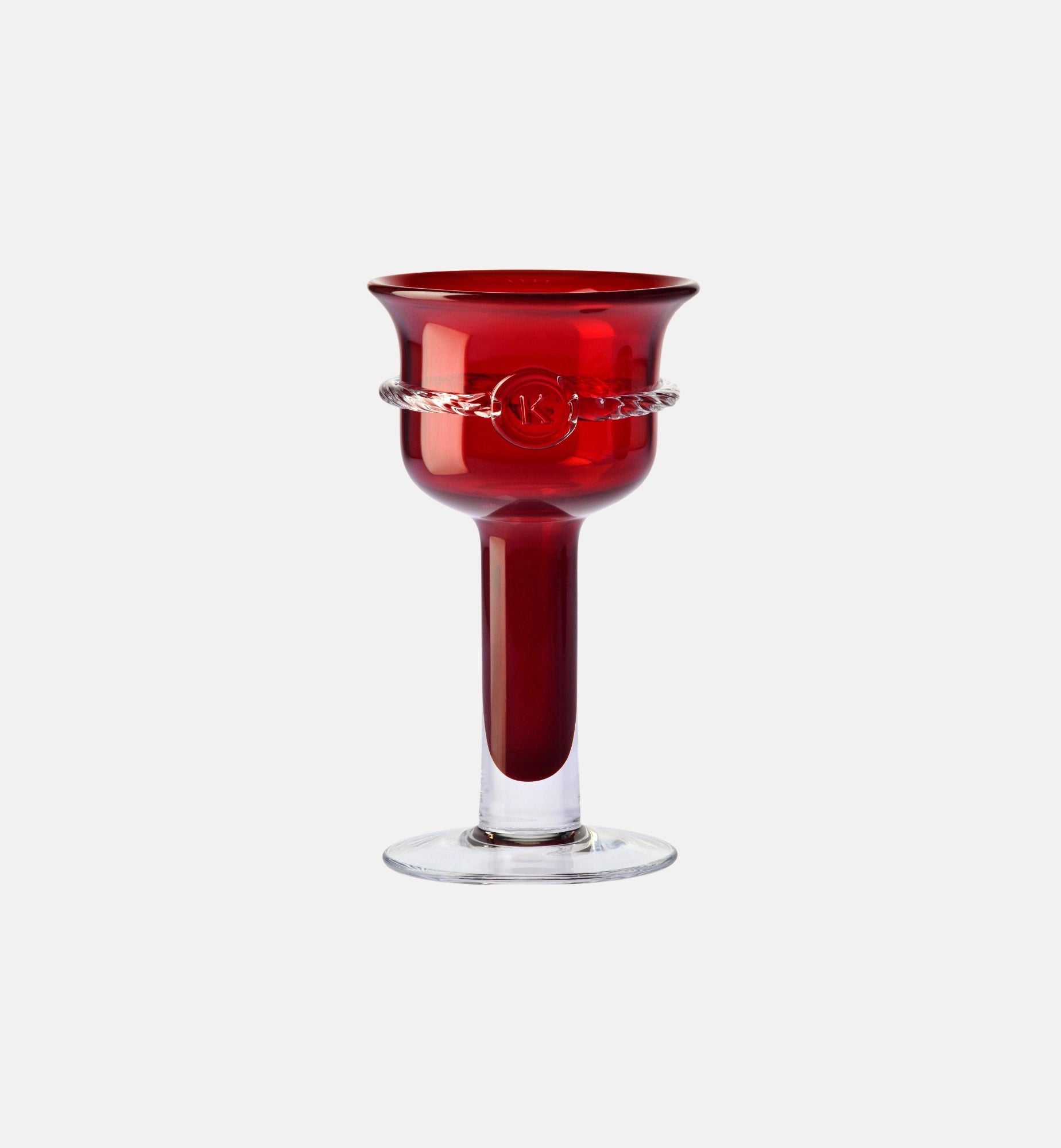 Kristall-Kerzenhalter Aurelia, Rubin, 25 cm – 1 Stk. – Offizieller KROSNO Shop