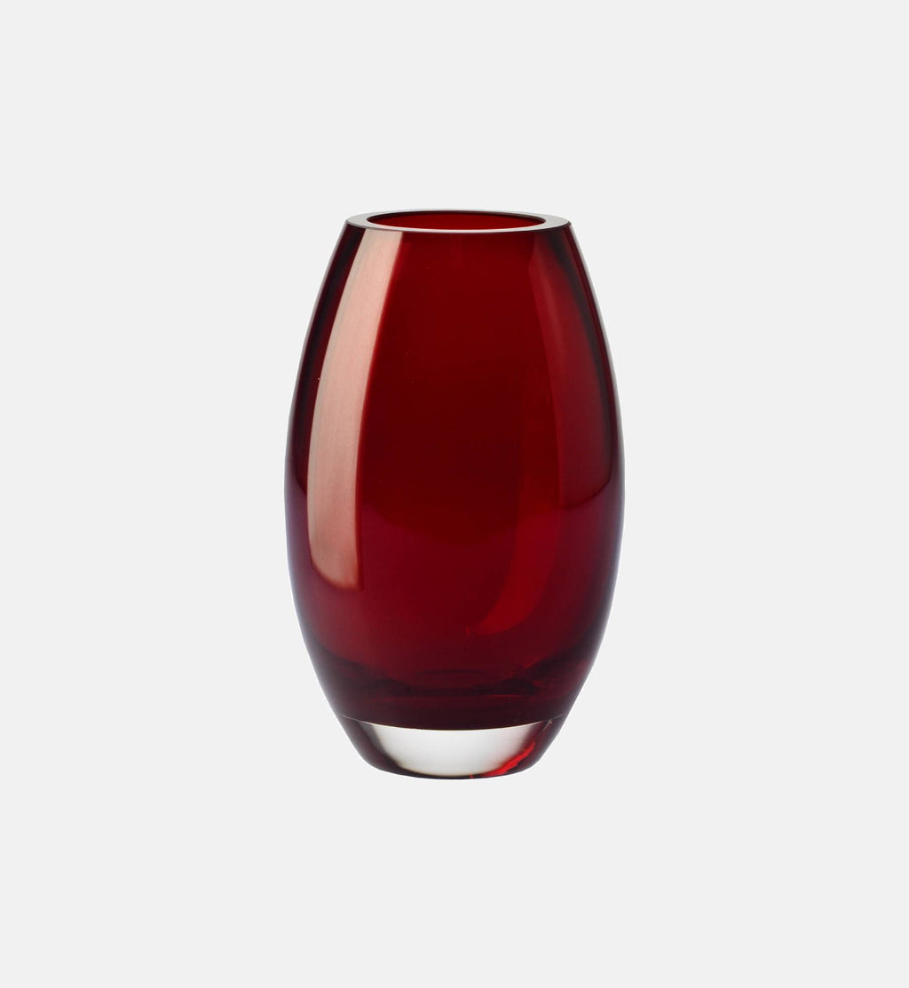 The Bullet Crystal Vase, Ruby, 23.5 cm