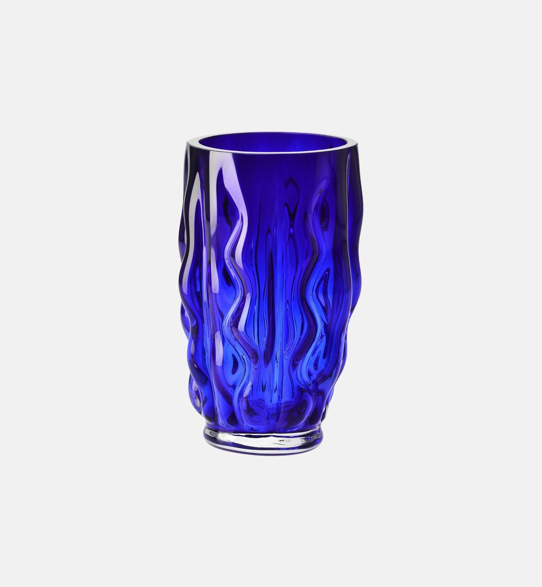 Kristallvase The Palace 3950 Kobalt 20,5 cm – 1 Stk. – Offizieller KROSNO Shop