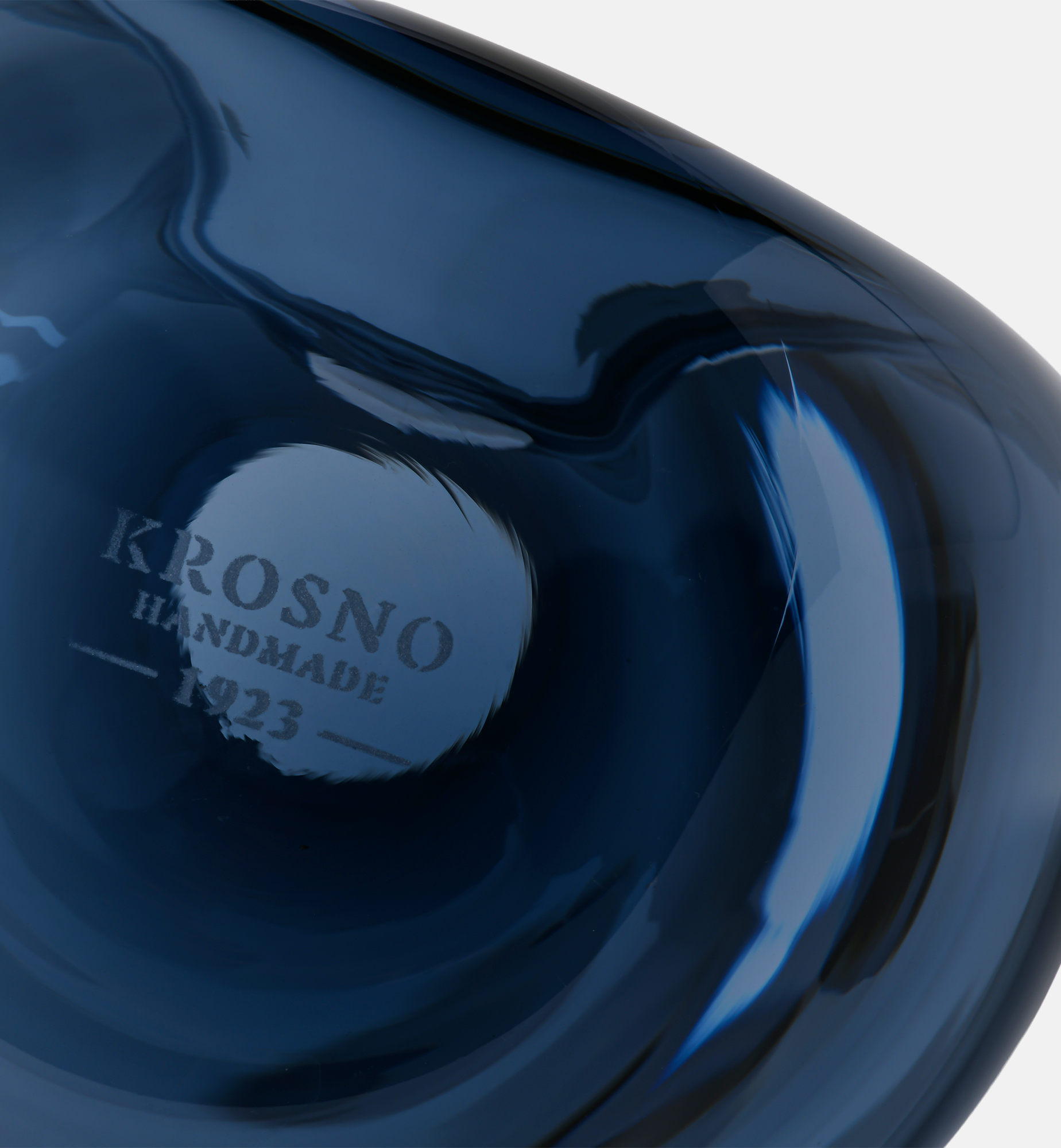 Flow Vase, Navy, 20 cm