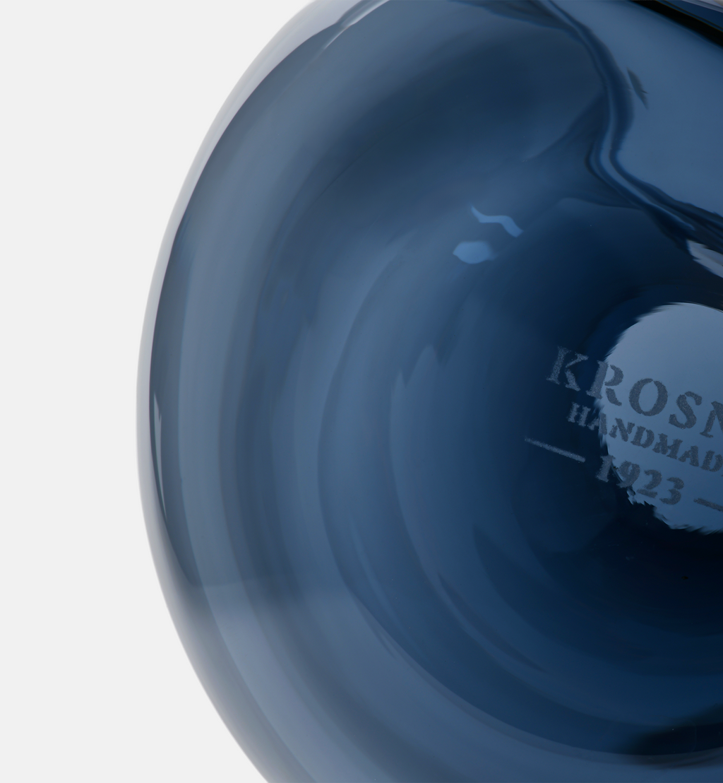 Flow Vase, Navy, 20 cm